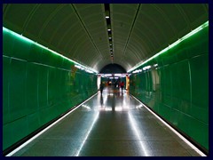 Tunnel in the metro system.